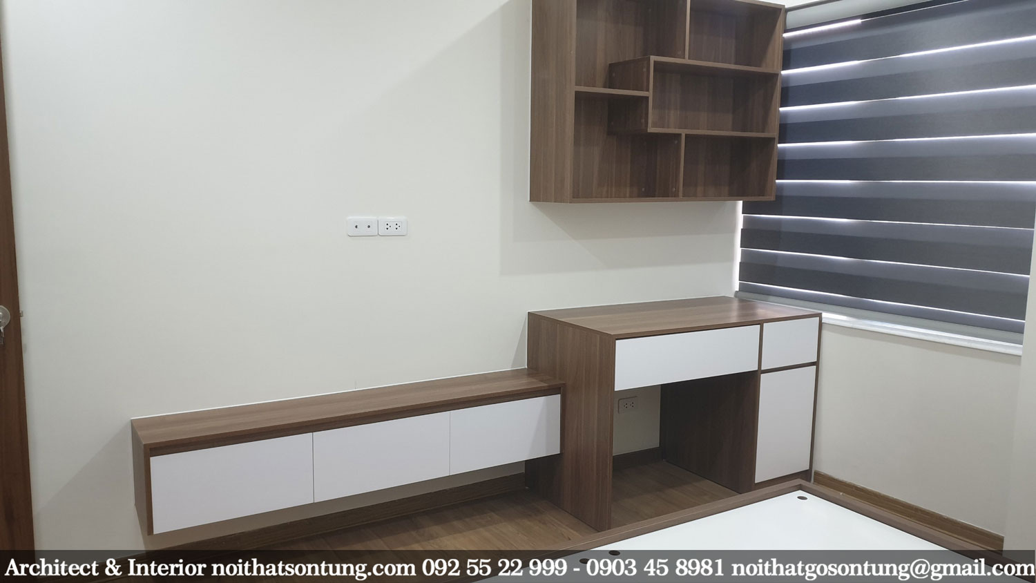 Gỗ melamine cốt gỗ MDF chống ẩm phủ melamine sản xuất tủ trang trí