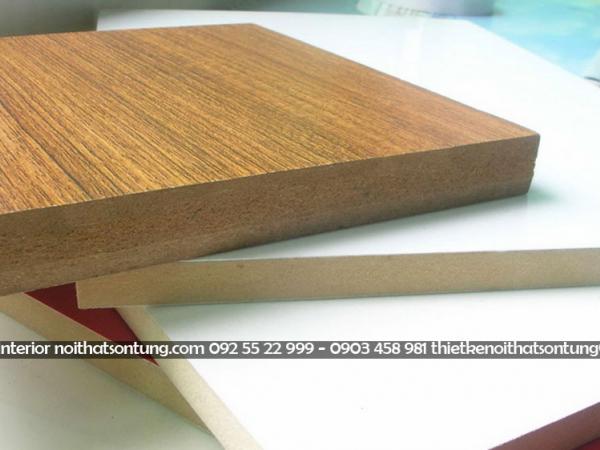 Ván gỗ MDF phủ Melamine Sơn Tùng