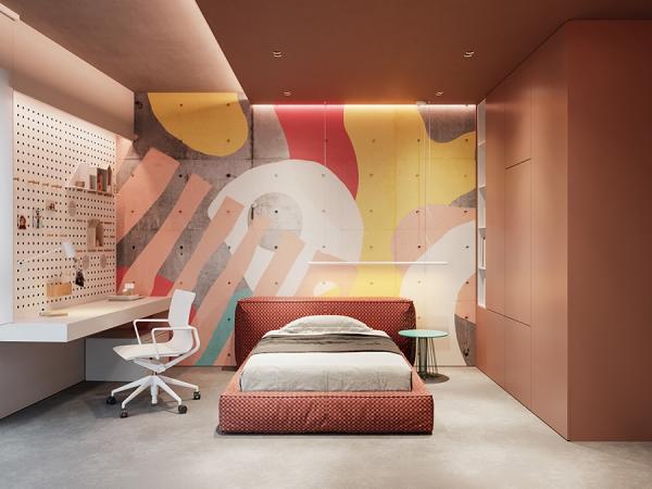 Những không gian phòng ngủ trẻ em rực rỡ sắc màu